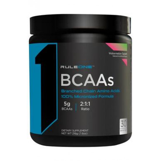 Комплекс аминокислот, BCAA, Rule One, вкус арбуз, 432 г, Z09877
  