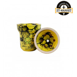 Bowl for Solaris Eva hookah - color yellow