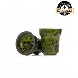 Bowl for Solaris Eva hookah - color green