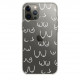 Силиконовый прозрачный чехол Oriental Case (Boobs 2.0 White) для iPhone 13 Mini