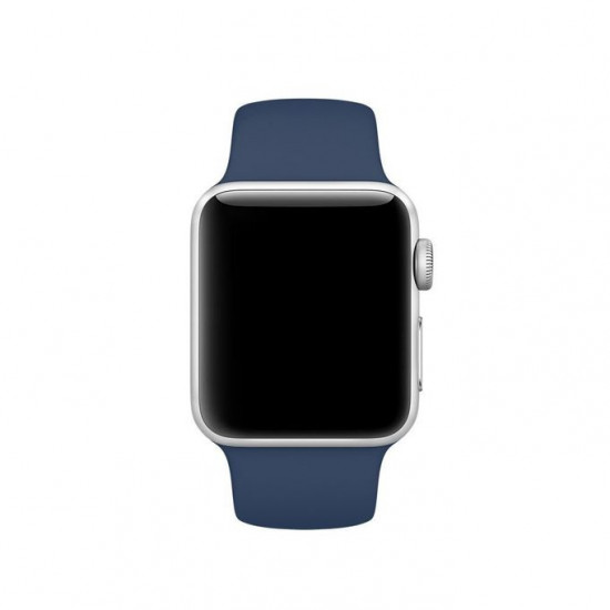 Ремешок STR Sport Band for Apple Watch 38/40/41 mm (Series SE/7/6/5/4/3/2/1) (S/M и M/L) - Blue Cobalt