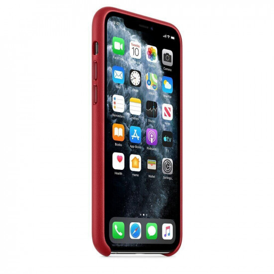 Чехол STR Leather Case for iPhone 11 Pro Max - Red