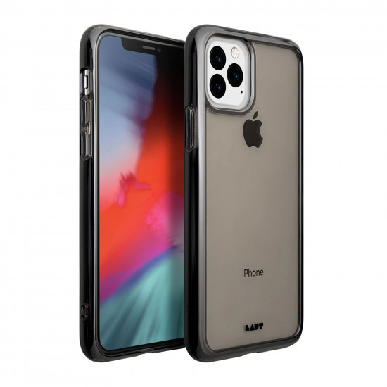 LAUT Crystal-X Back Case for iPhone 11 Pro Max - Black Crystal (L_IP19L_CX_UB)