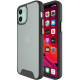 Матовий прозорий протиударний чохол STR Space Case for iPhone 12 | 12 Pro - Black