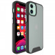 Матовий прозорий протиударний чохол STR Space Case for iPhone 12 | 12 Pro - Black