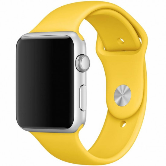 Силиконовый спортивный ремешок STR Sport Band для Apple Watch 38/40/41 mm (M/L) - Yellow