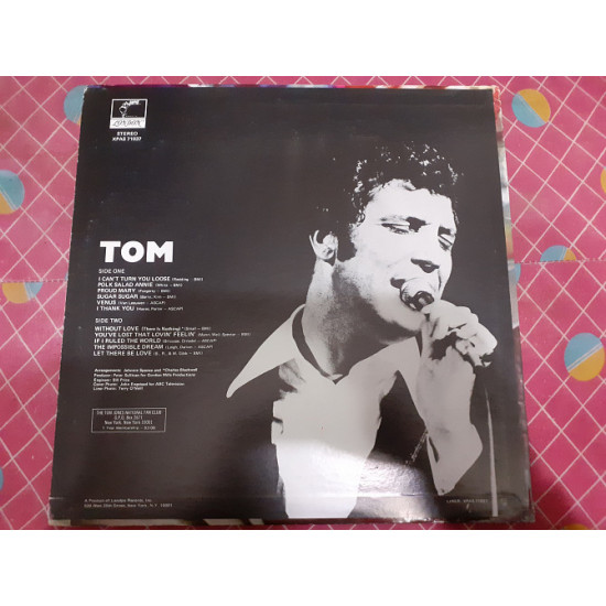 Vinyl record of LP Tom Jones - Tom