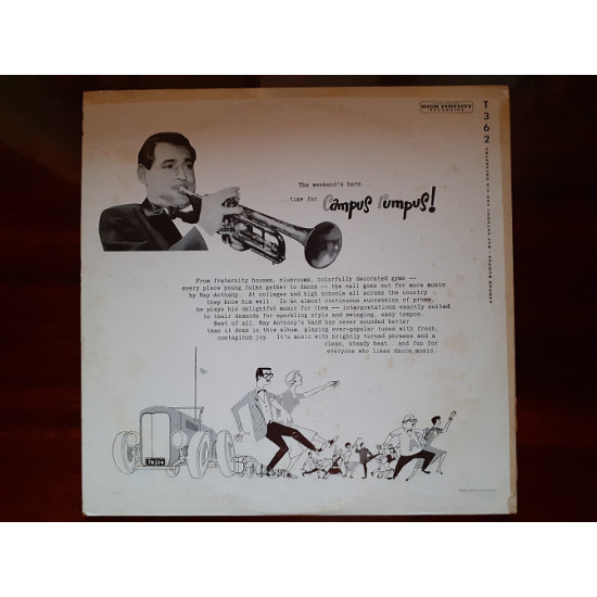 Vinyl record of LP Ray Anthony & His Orchestra – Ray Anthony's Campus Rumpus