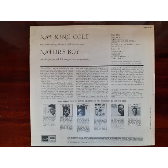 Vinyl record of LP Nat King Cole – Nature Boy