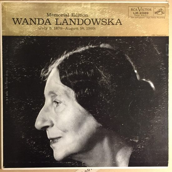 Wanda Landowska ‎ – Memorial Edition