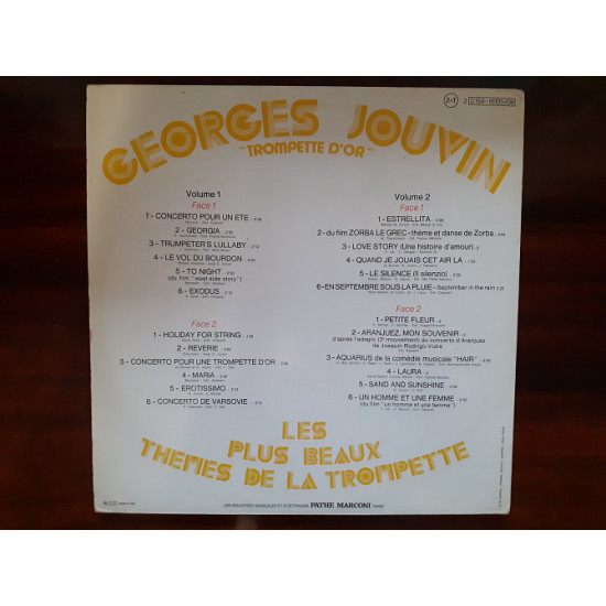 Двойная виниловая пластинка LP Georges Jouvin – Les Plus Beaux Thèmes De La Trompette