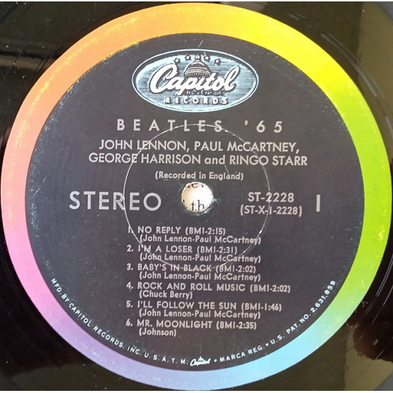 The Beatles - Beatles 65 1964 (Stereo 1st Press) [VG+]