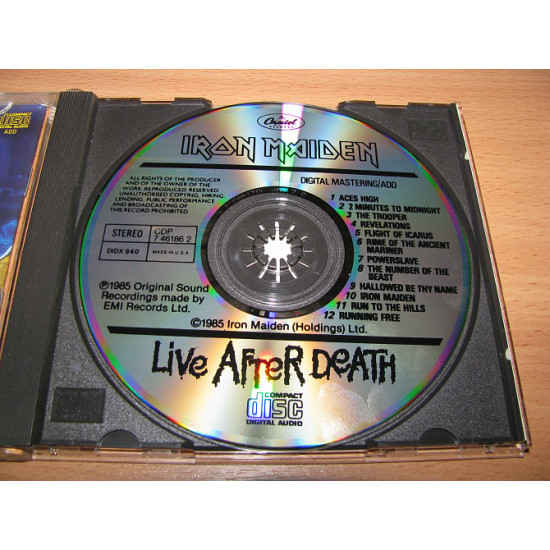 IRON MAIDEN - Live After Death (1985 Capitol 1st press, USA)