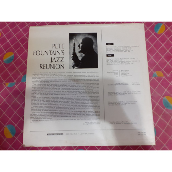 Vinyl record of LP Pete Fountain – Pete Fountain's Jazz Reunion