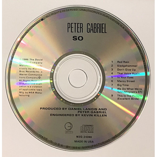 Peter Gabriel – So (1986, USA)