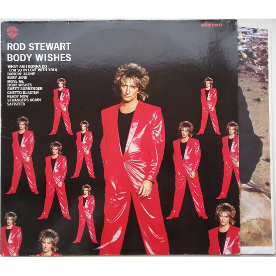 ROD STEWART Body Wishes LP EX+/VG++