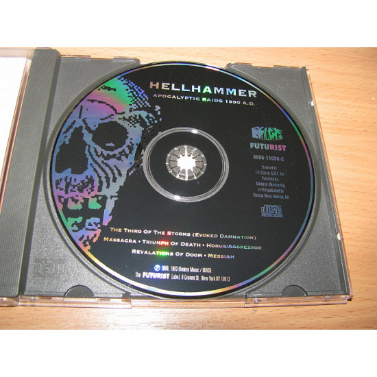 HELLHAMMER - Apocalyptic Raids 1990 A.D. (1993 Futurist USA)