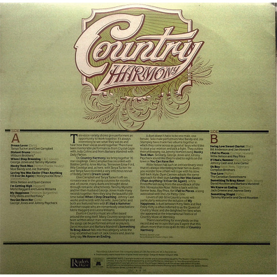 Country Harmony (Tanya Tucker, Willie Nelson, Johnny Cash…