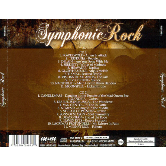 Продам фірмовий CD Various - The World Of Symphonic Rock - ZYX Music - MUS 81145-2 - Series: The Wo