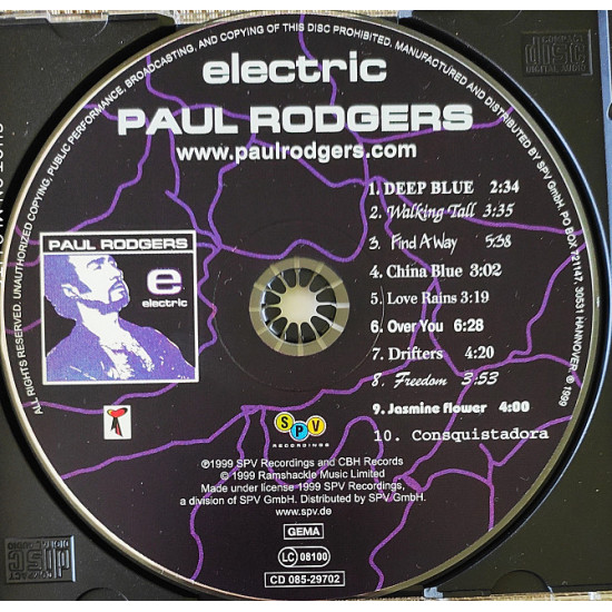 Paul Rodgers (ex-Free) - Electric (1999)