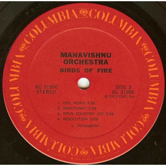 Mahavishnu Orchestra ‎ – Birds Of Fire