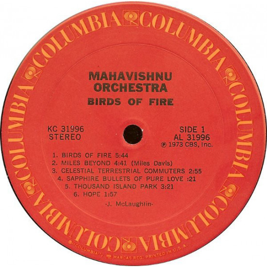 Mahavishnu Orchestra ‎ – Birds Of Fire