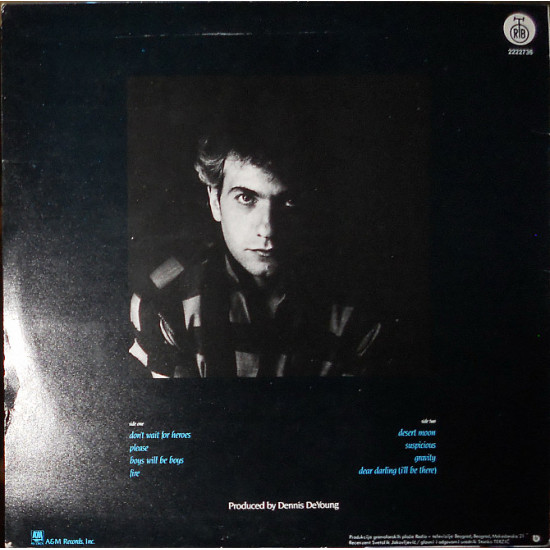 Dennis DeYoung ‎ – Desert Moon (PGP RTB ‎ – 2222736 made in Yugoslavia)