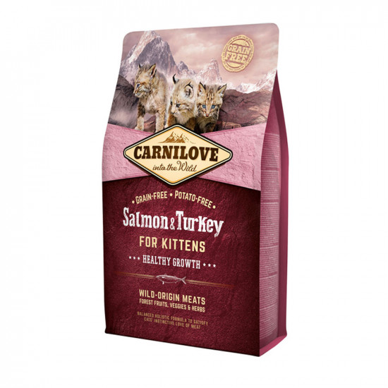 Carnilove Salmon & Turkey for Kitten Grain-free dry food for kittens Salmon and turkey