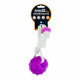 AnimAll Fun Expert Choise Ball with rope and spikes purple