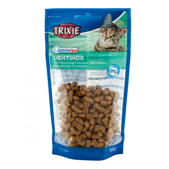 Trixie Denta Fun DENTINOS Treat for cats with vitamins