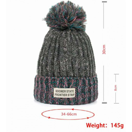 Winter Sooner knitted hat with balabol